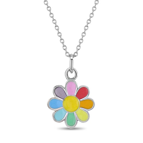Pendentif Libellule En Argent Sterling Multicolore Avec Zircone – Neuf Avec étiquettes