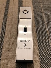 SONY F-95 Dynamic Cardioid Handheld Microphone Silver - Made In Japan - Vintage