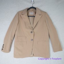 New Free People We the Free Oversized Single Breasted Blazer Tan, size XS