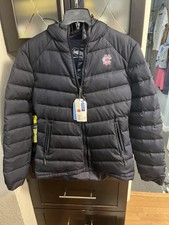 Australia Official Afl Ladies Hooded Down Jacket Navy Winter 2015 Size 10 Nwt