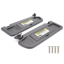 Sun Visor Atlas PAIR DARK GRAY for Honda Civic Left & Right Visor SE 2006-2008