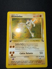 Carta Pokemon Hitmonlee 7/62 Prima Edizione Holo Set Fossil Ita Card Pokémon