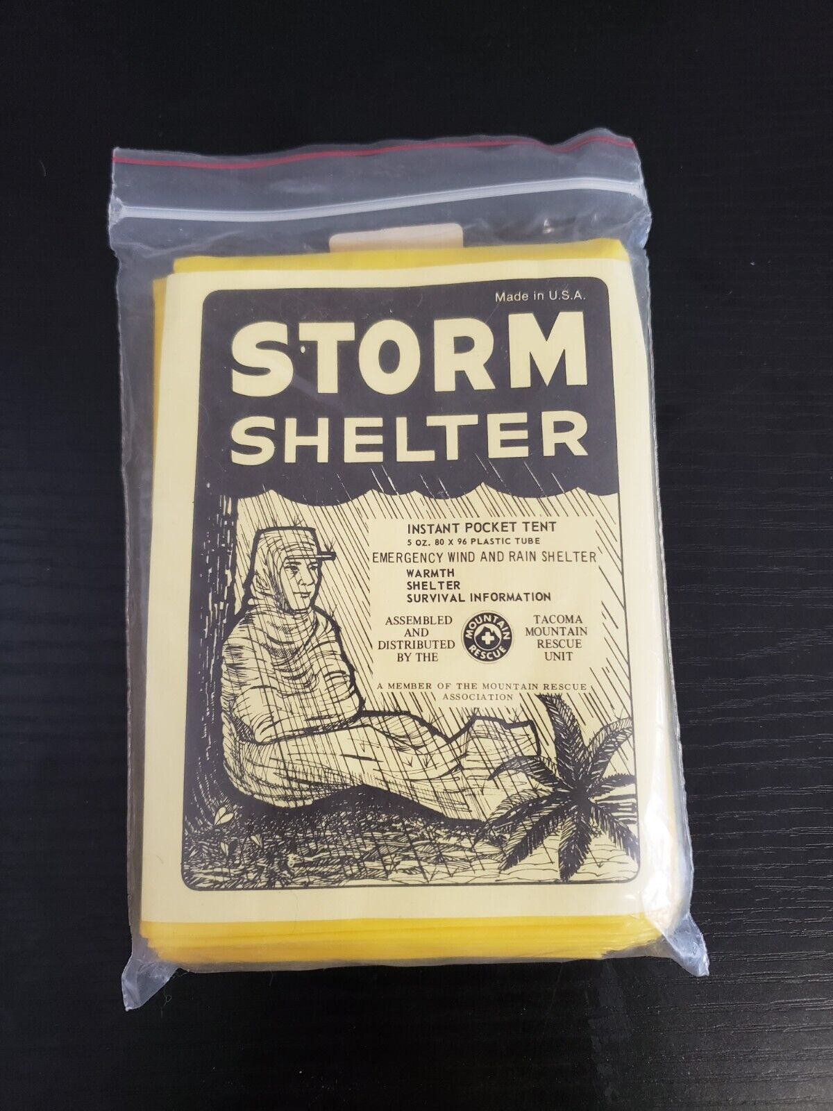 Survival Kit - Storm Shelter "Instant Pocket Tent" - Krb5B
