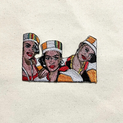 Salt N Pepa Patch - Iron On - Embroidered - Push It - Whatta Man - Shoop 80s 90s