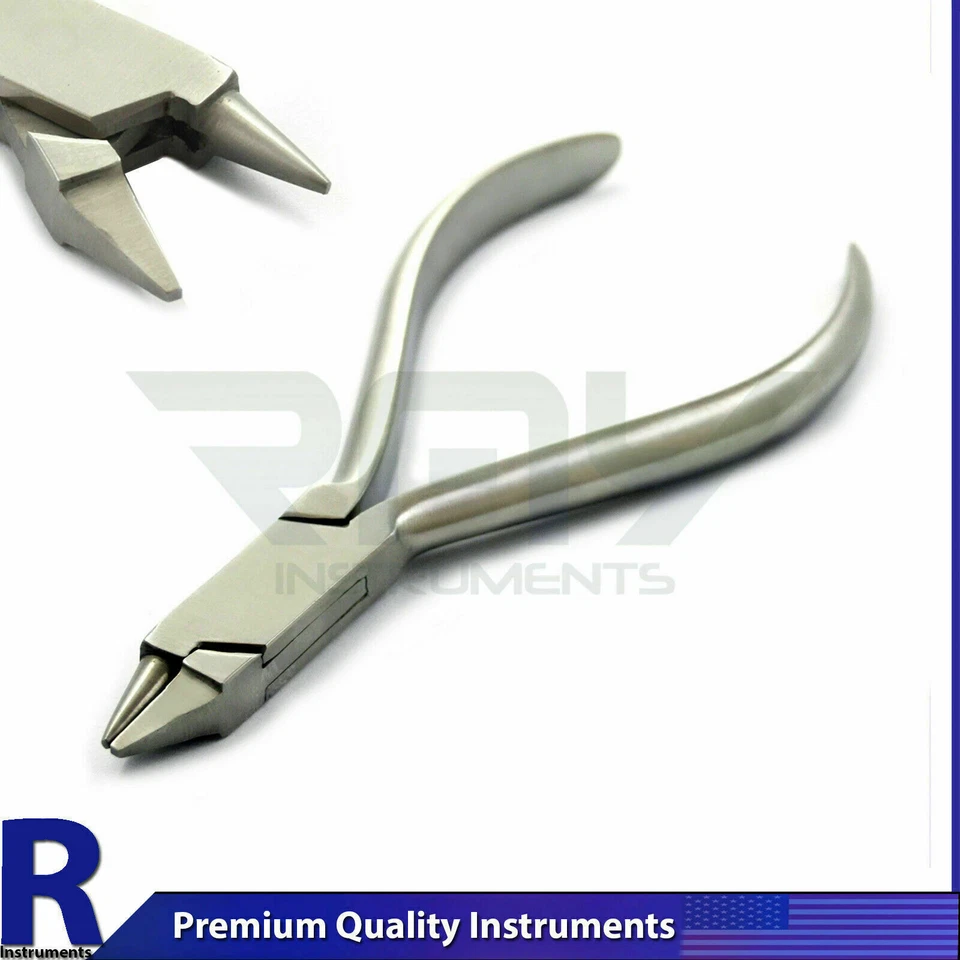 Набор из 3 ортодонтических плоскогубцев для изгиба проводов петлевое формирование Aderer плоскогубцы с тремя зубцами - Изображение 3 из 4