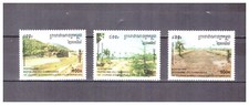 CAMBODGE .  N° 1380  / 1382   .  SERIE   O.N.U.    NEUVE ( *)  . SUPERBE .