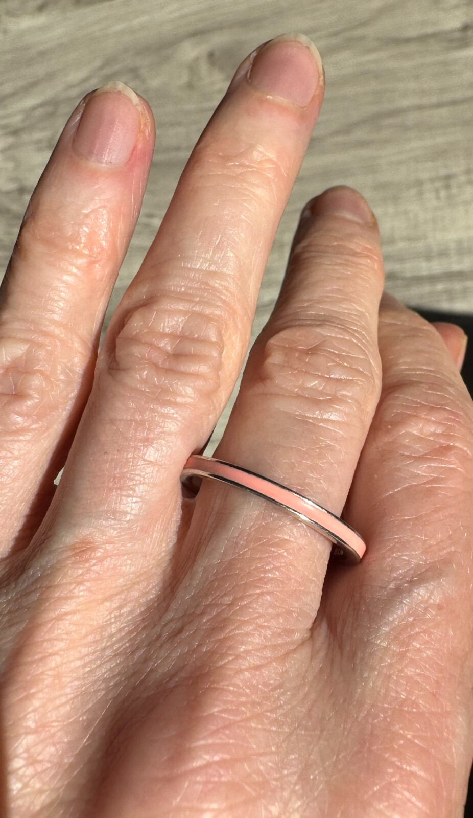 925 Sterling Silver Stackable Expressions Pink En… - image 7