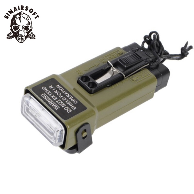 Taktisch Airsoft MS2000 Arbeiten Distress Marker Funktional Strobe Helm ...