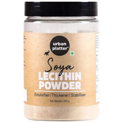Urban Platter Soy Lecithin Powder, 200g Soya lecithin  Emulsifier