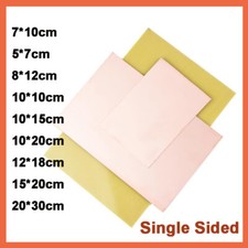 Copper Clad PCB Circuit Board Single Sided Printed Circuit Test Board Plate