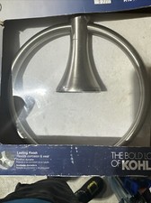 Kohler R13435-BN Vibrant Brushed Nickel Coralais Round Towel Ring