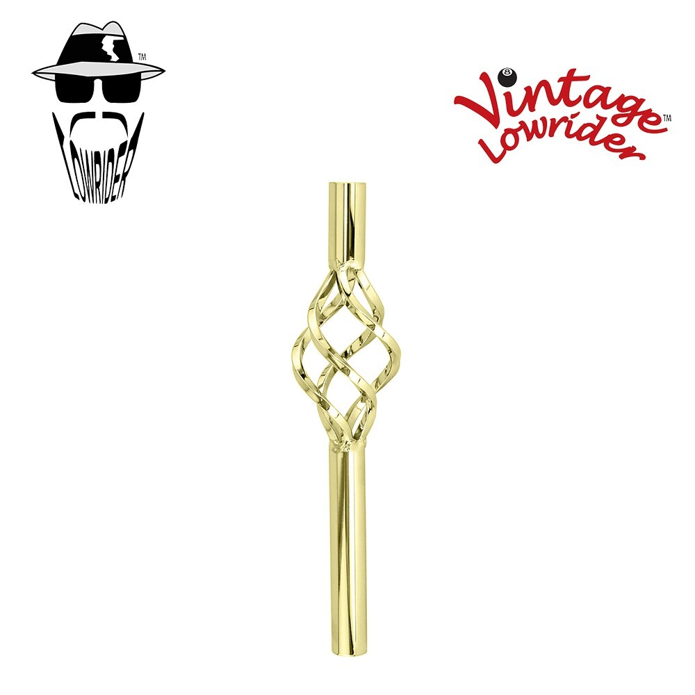 Seat Post With Cage 22.2mm Steel Gold Cruiser Bmx Bike