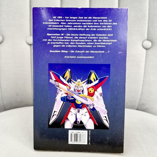 Gundam Wing Manga Volume Comic Book Vintage Anime Shonen Magazine Weekly Jump - Picture 2 of 6
