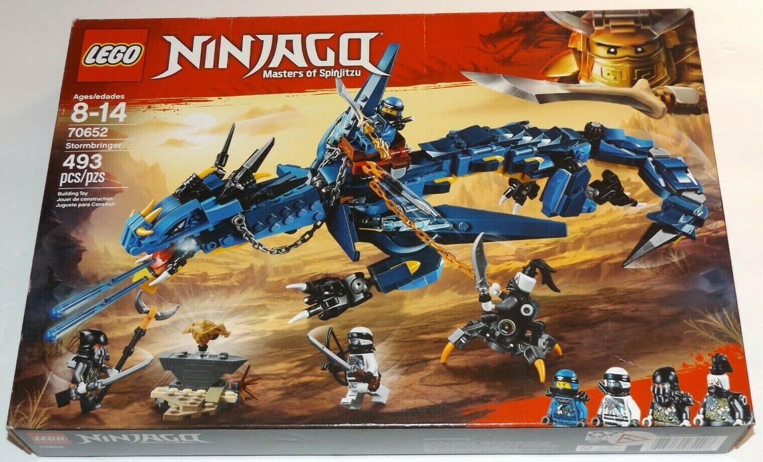 LEGO 70652 Ninjago Stormbringer lightning ninja dragon Jay Walker Zane  Hunted