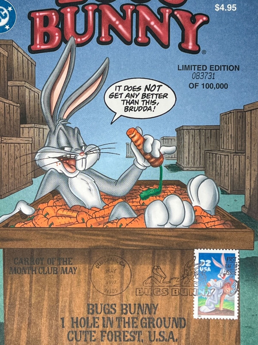 USPS/Looney Tunes/DC Comics BUGS BUNNY Comic Book 5/22/97 FDC ITEM