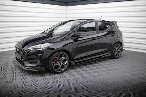 Seitenschweller Ansatz FüR V.6 Ford Fiesta ST / St-Line Mk8 Schwarz Schweller-image