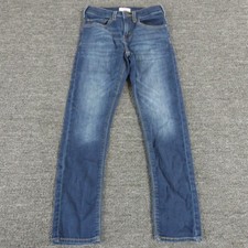 Levis Denizen Jeans Boys Size 2 Regular 24 x 25 Skinny Blue Cotton