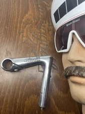 Vintage NOS  Cinelli With Panto In Black   XA   Silver Quill Stem 120mm