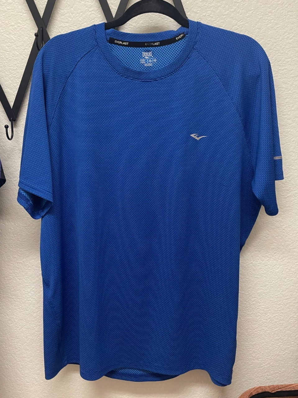 Everlast Brillant Blue TShirt Crew Neck Men's XL Short Sleeve