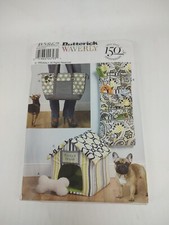 BUTTERICK PET TOY ORGANIZER HOUSE MAT CARRY BAG B5867 Sewing Pattern 