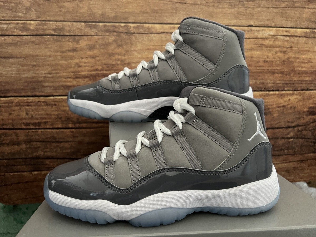white and grey jordan 11