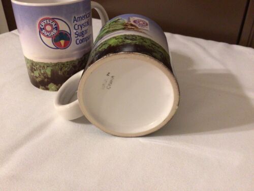 2 Vintage American Crystal Sugar Company Coffee Mug - Picture 5 of 8