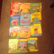 12 CHILDRENS PAPERBACK BOOKS OXFORD READING TREE + LETS READ +LADY BIRD 1