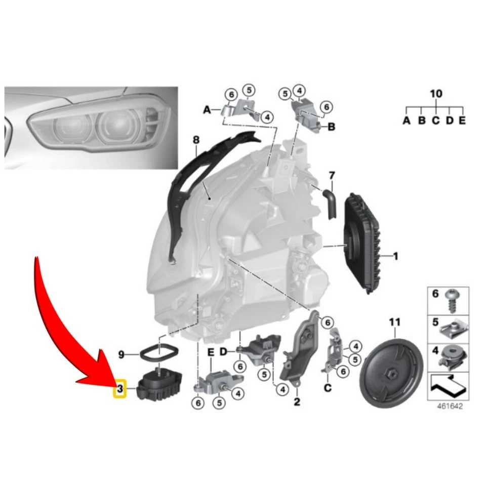 Placas LED DRL Angel Eyes para BMW F20 F21 LCI M135i M135iX M140i M140iX 2014-19 Foto 2 de 3