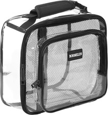 Clear Lunch Box Tranaparent Plastic Bag for School Kids Women Gril Work See thro