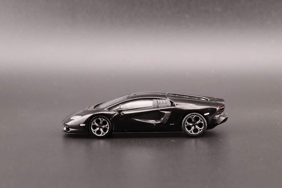Mini GT Lamborghini Countach LPI 800-4 Nero Maia LHD #607 1/64 | eBay