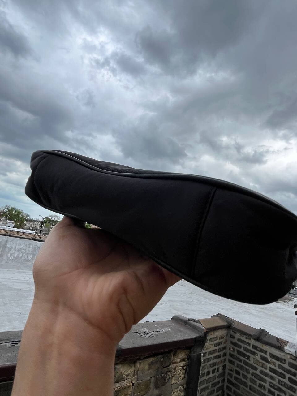 Saint Laurent Le 5 A 7 YSL Borsa a tracolla in nylon