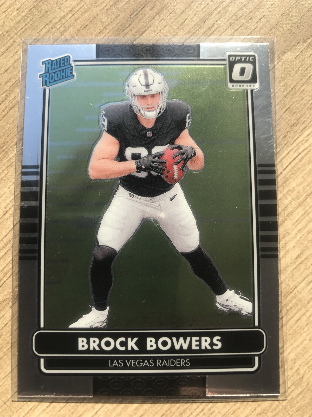 2024 DONRUSS 🔥BROCK BOWERS 2014 RETRO SERIES RATED ROOKIE CARD# 7 LAS VEGAS📈