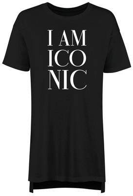 I am Iconic Nightie Womens Strong Social Influencer Ladies Night Shirt Gift