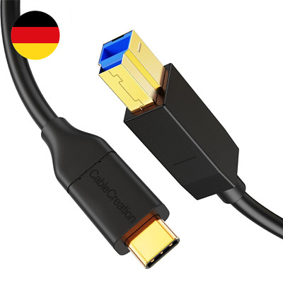 USB C to USB B 3.1 Cable 3FT, USB B to USB C, USB Type B to USB C Cable 10Gbps f