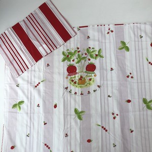 IKEA Crib Duvet Cover & Pillow Set Torva Smultron Strawberries Stripes Red/Wht | eBay