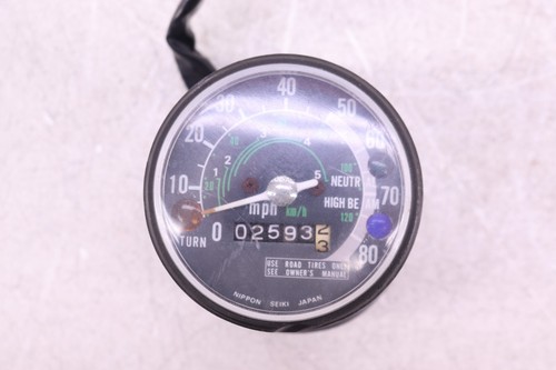 Honda CT125 1977 77 OEM medidores velocímetro 2,5 k H168 - Imagen 2 de 15