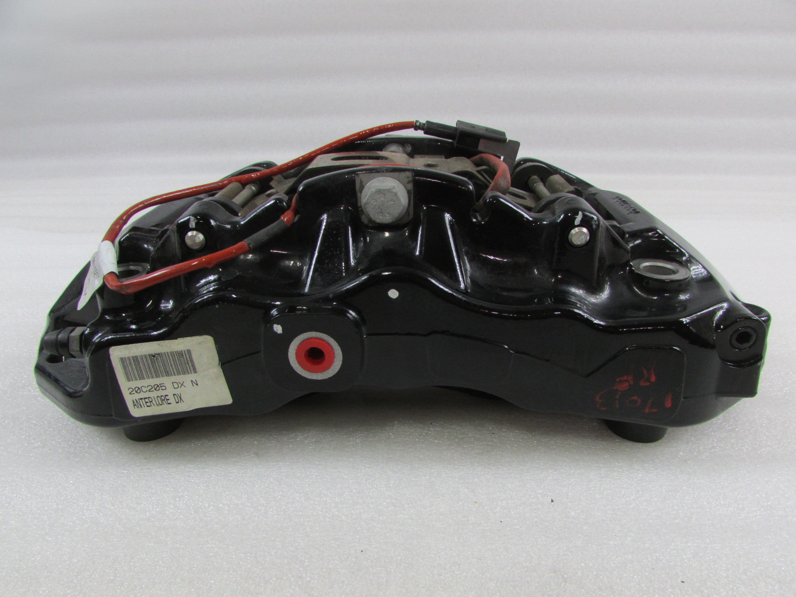 Ferrari California Turbo, RH Front Brake Caliper, CCM, Black, Used, P/N 297303