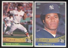 BUY 1, GET 1 FREE 1984 DONRUSS BASEBALL YOU PICK #601 - 660 ** FREE SHIPPING **
