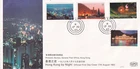 1983 Hong Kong China official FDC By Night unaddress fireworks clock tower