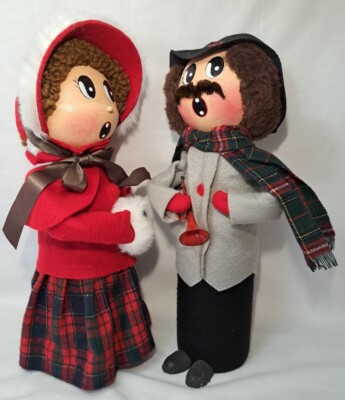 Christmas Carolers Figurine Statues Kathleen Bollinger 15.5'' Christmas Past
