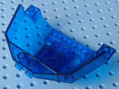 Lego Cockpit 5x8x3 (Windschutzscheibe unten) [6085] trans blau x1