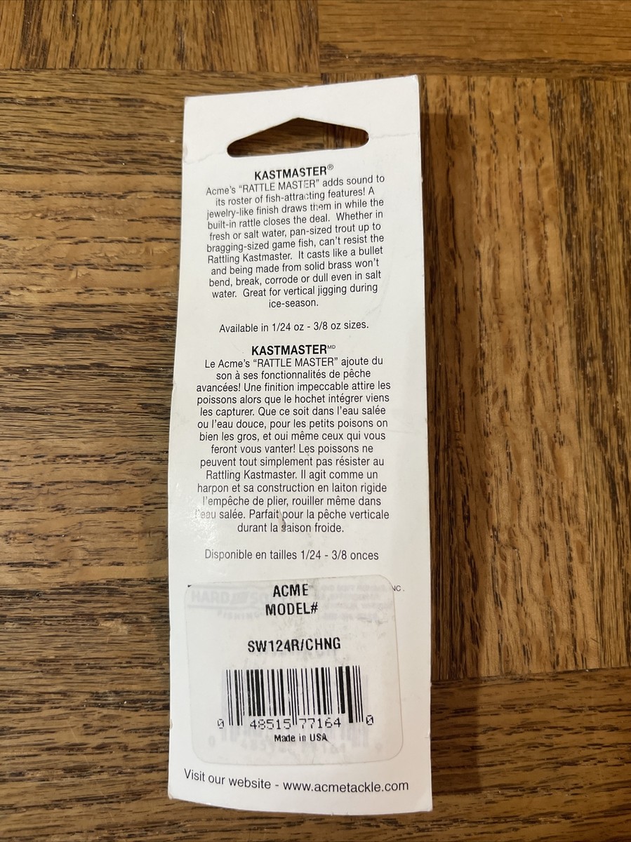 Acme Kastmaster Rattle Master Hook Size 1/24 | eBay