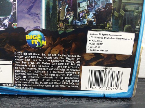 Mystery Case File Collection Episodes 4-5-6-7 ( Four Game Pack PC Game DVD ROM ) - Picture 3 of 9