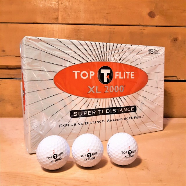 Top Flite XL 2000 Super Ti Distance Golf Balls 15 NIB Swanky Barn eBay