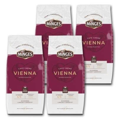 4 KG Minges Café Crème Vienna Kaffeebohnen