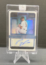 2023 Panini Three & Two Eury Perez Day One Autographs Encased Auto /15