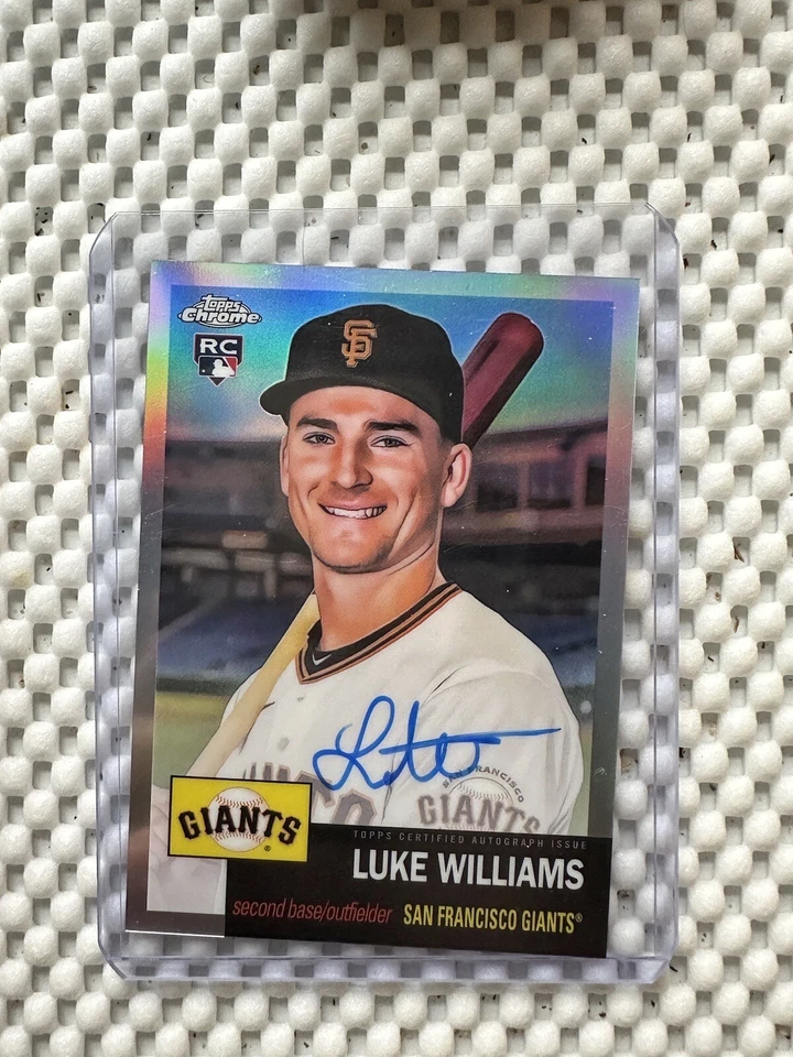 2022 Topps Chrome Platinum Anniversary Luke Williams 103/199 Autograph CPA-LWI - Image 2 of 3