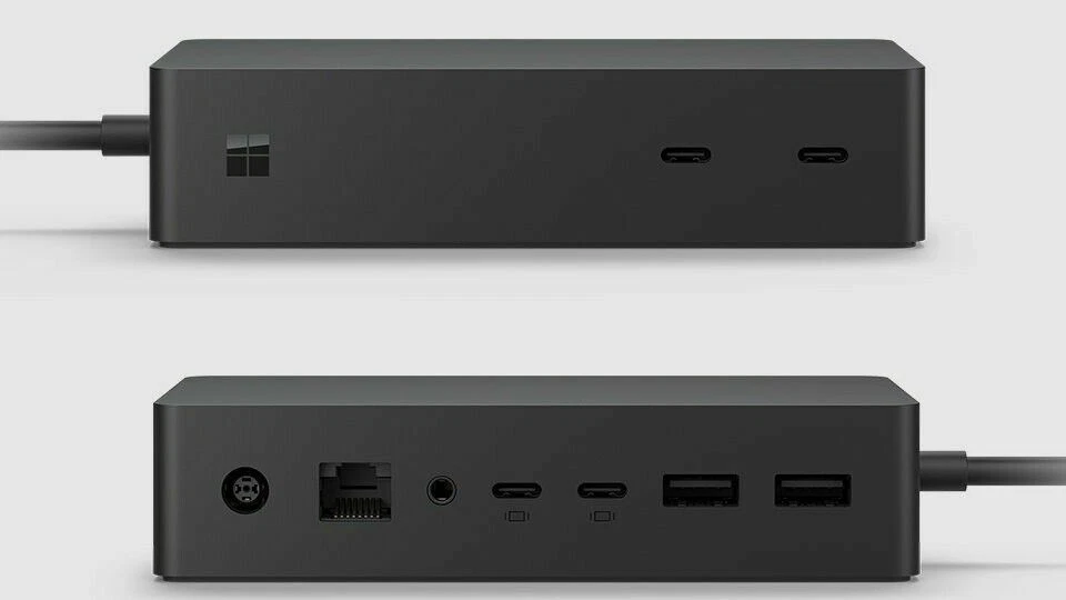 Microsoft Surface Dock 2 Laptop Docking Station - Black (1GK-00001