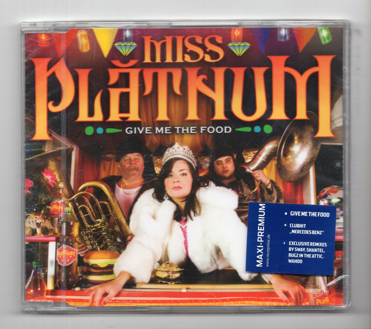 (JM851) Miss Platinum, Give Me The Food - 2007 Sealed CD