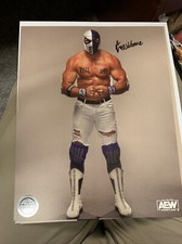 prest10 vance QT Marshall signed 8x10 Dark Order All Elite Wrestling Autograph